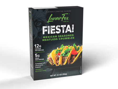Fiesta plant based meat substitute box front view