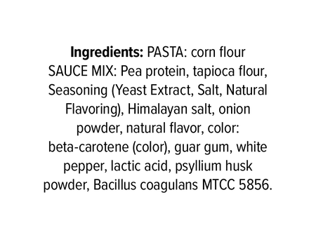Cheddrly Mac Ingredients