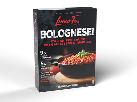 Bolognese plant based meat substitute box front view